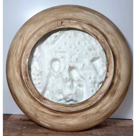 VTG Detailed Nativity Scene Decorative Wall Plate Peace On Earth Christmas - Picture 5 of 5